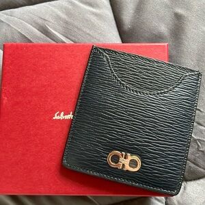 Salvatore Ferragamo Gancini Credit Card Holder